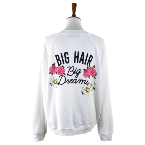 Wildfox Big Hair Big Dreams Pullover Sweater - Picture 4 of 9